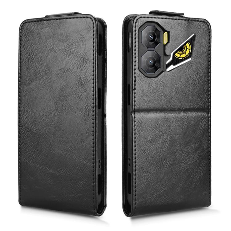 For ZTE nubia Neo 3 5G Magnetic Vertical Flip Leather Phone Case with Buckle