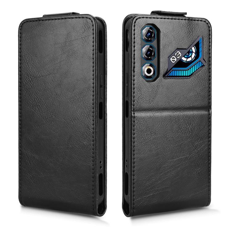 For ZTE nubia Neo 3 GT 5G Magnetic Vertical Flip Leather Phone Case with Buckle