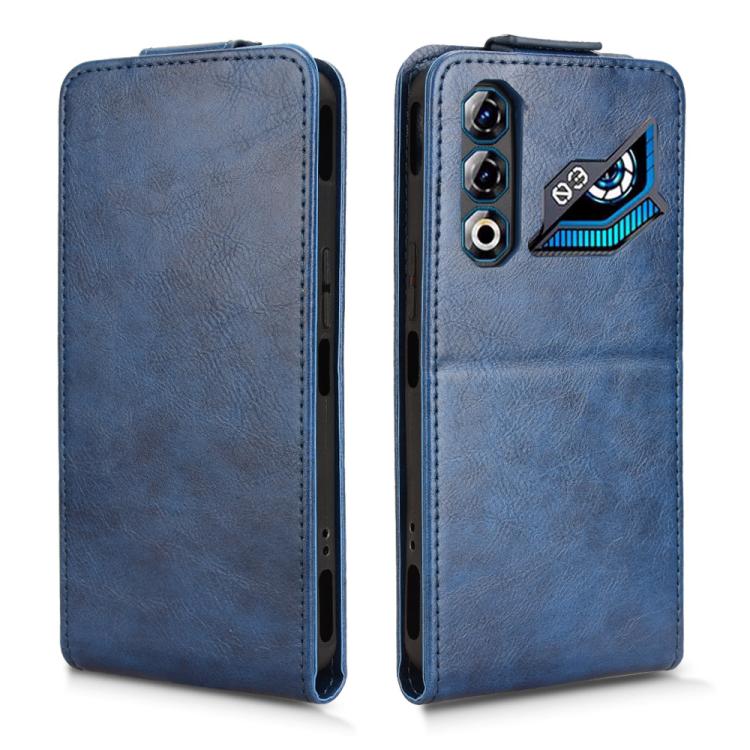For ZTE nubia Neo 3 GT 5G Magnetic Vertical Flip Leather Phone Case with Buckle