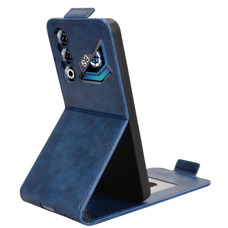 For ZTE nubia Neo 3 GT 5G Magnetic Vertical Flip Leather Phone Case with Buckle