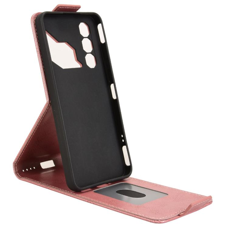 For ZTE nubia Neo 3 GT 5G Magnetic Vertical Flip Leather Phone Case with Buckle