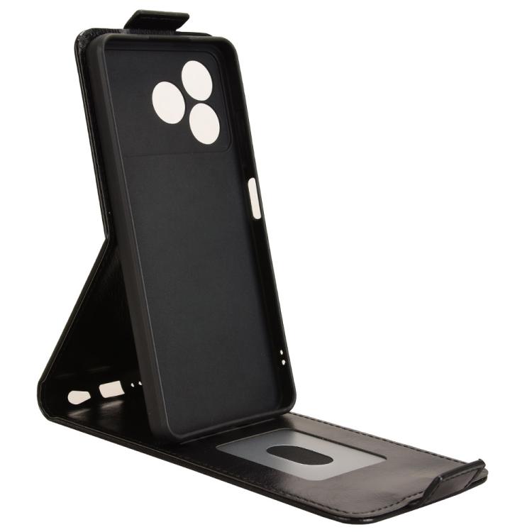 For ZTE Blade A36 4G Magnetic Vertical Flip Leather Phone Case with Buckle