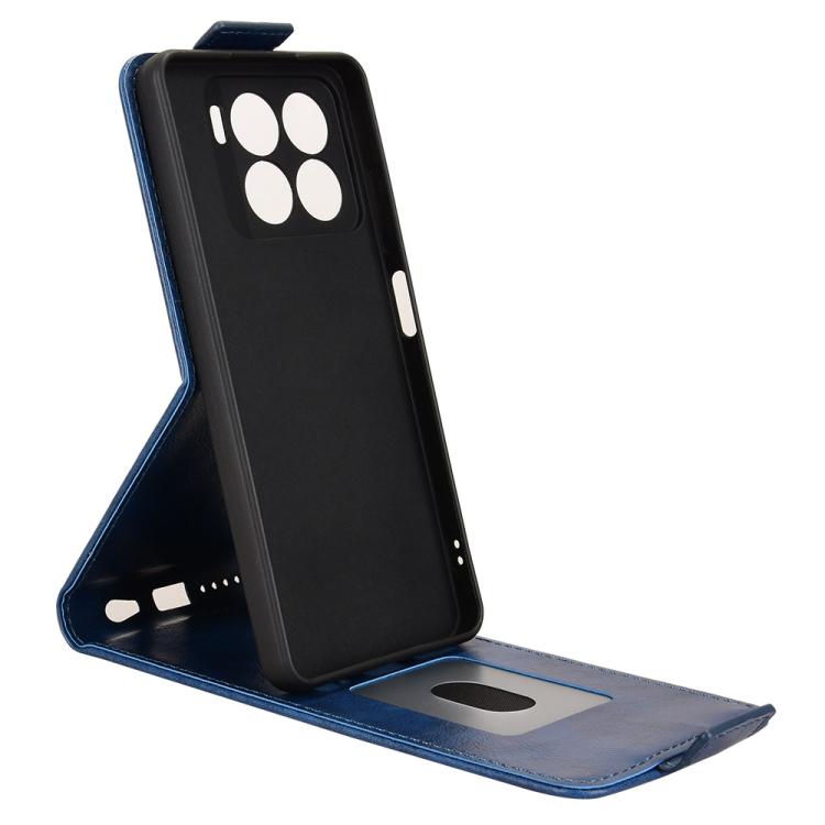 For ZTE Blade A56 4G Magnetic Vertical Flip Leather Phone Case with Buckle