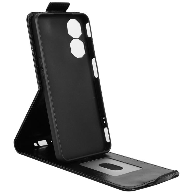 For ZTE nubia Focus 2 5G Magnetic Vertical Flip Leather Phone Case with Buckle
