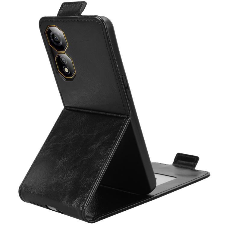 For ZTE nubia Focus 2 5G Magnetic Vertical Flip Leather Phone Case with Buckle