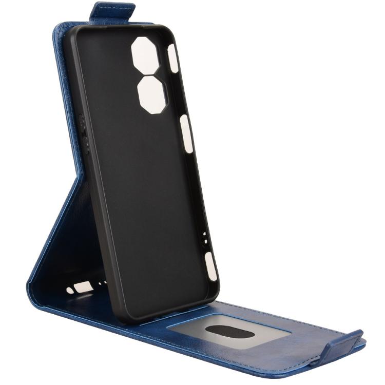 For ZTE nubia Focus 2 5G Magnetic Vertical Flip Leather Phone Case with Buckle