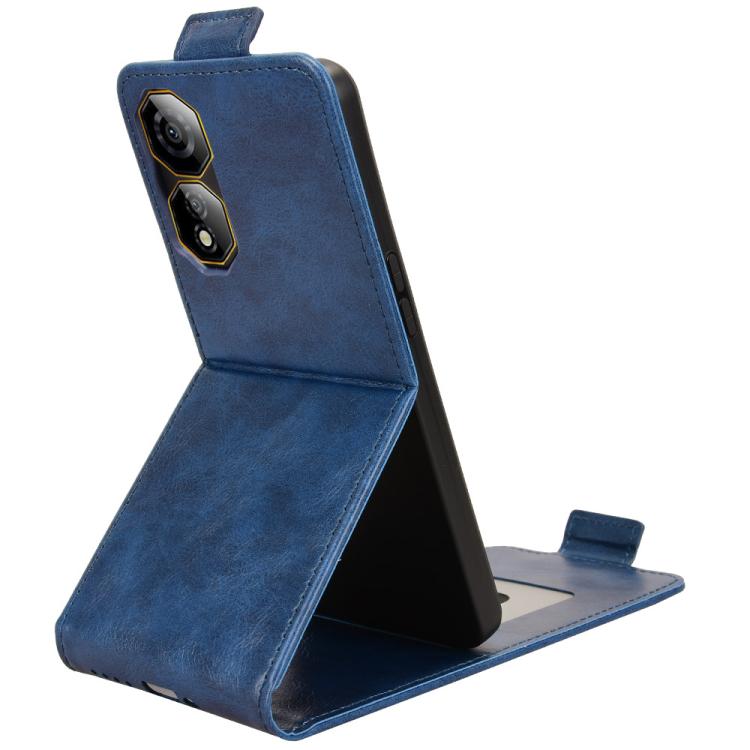 For ZTE nubia Focus 2 5G Magnetic Vertical Flip Leather Phone Case with Buckle