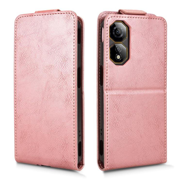 For ZTE nubia Focus 2 5G Magnetic Vertical Flip Leather Phone Case with Buckle