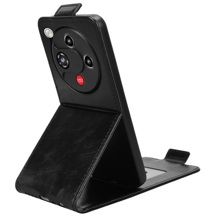 For ZTE nubia Neo 2 Magnetic Vertical Flip Leather Phone Case with Buckle