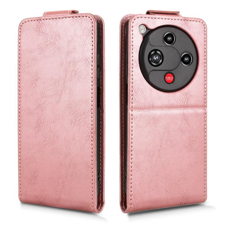 For ZTE nubia Neo 2 Magnetic Vertical Flip Leather Phone Case with Buckle
