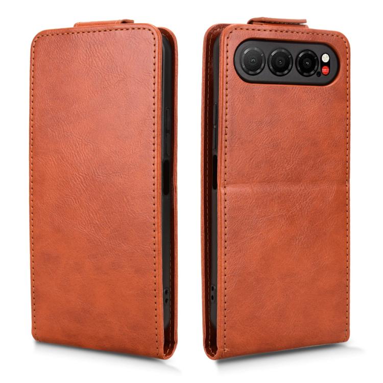 For ZTE nubia Air Magnetic Vertical Flip Leather Phone Case with Buckle