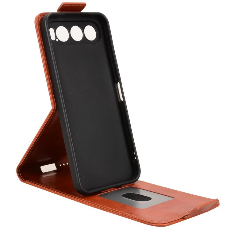 For ZTE nubia Air Magnetic Vertical Flip Leather Phone Case with Buckle