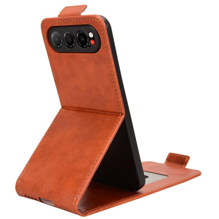 For ZTE nubia Air Magnetic Vertical Flip Leather Phone Case with Buckle