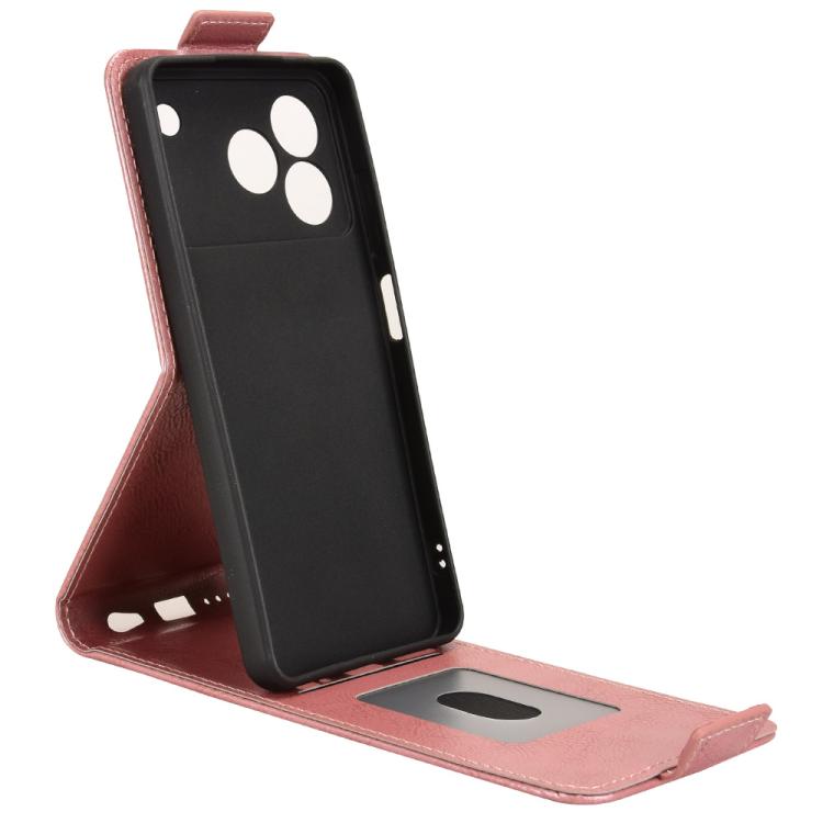 For ZTE Blade A76 4G Magnetic Vertical Flip Leather Phone Case with Buckle