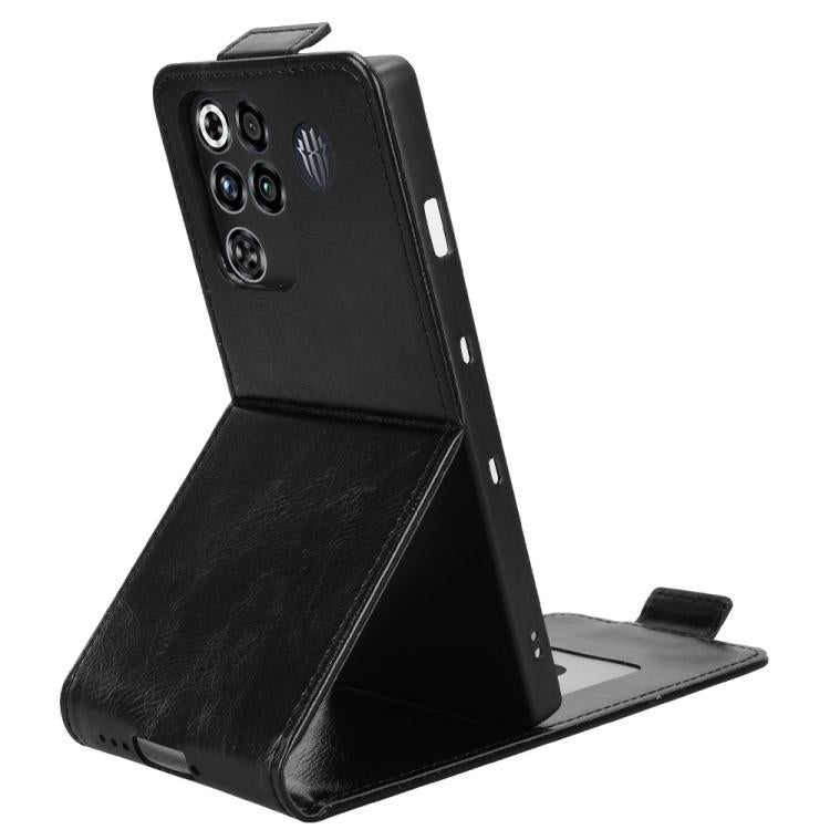 For ZTE nubia RedMagic 11 Pro / 11 Pro+ Magnetic Vertical Flip Leather Phone Case with Buckle