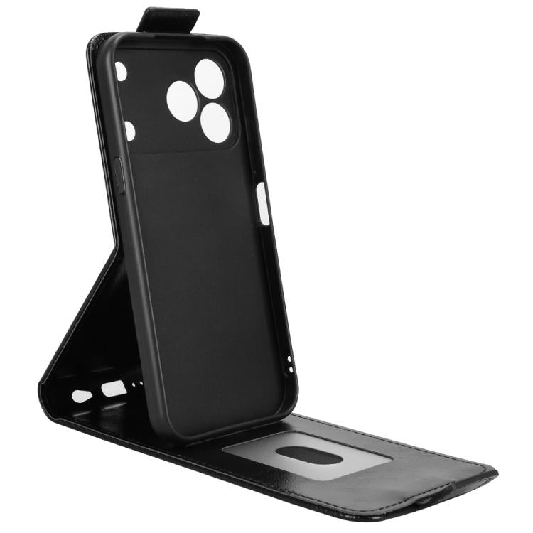For ZTE nubia V80 Design Magnetic Vertical Flip Leather Phone Case with Buckle