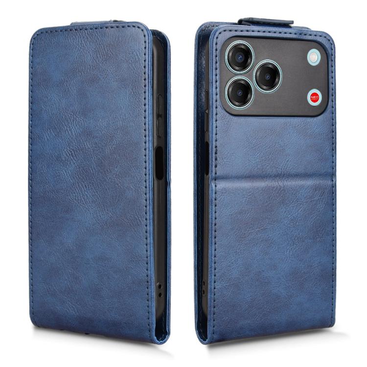 For ZTE nubia V80 Design Magnetic Vertical Flip Leather Phone Case with Buckle