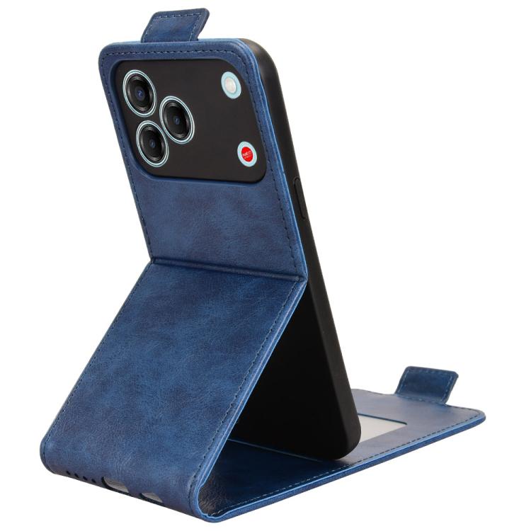 For ZTE nubia V80 Design Magnetic Vertical Flip Leather Phone Case with Buckle