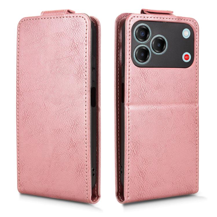 For ZTE nubia V80 Design Magnetic Vertical Flip Leather Phone Case with Buckle