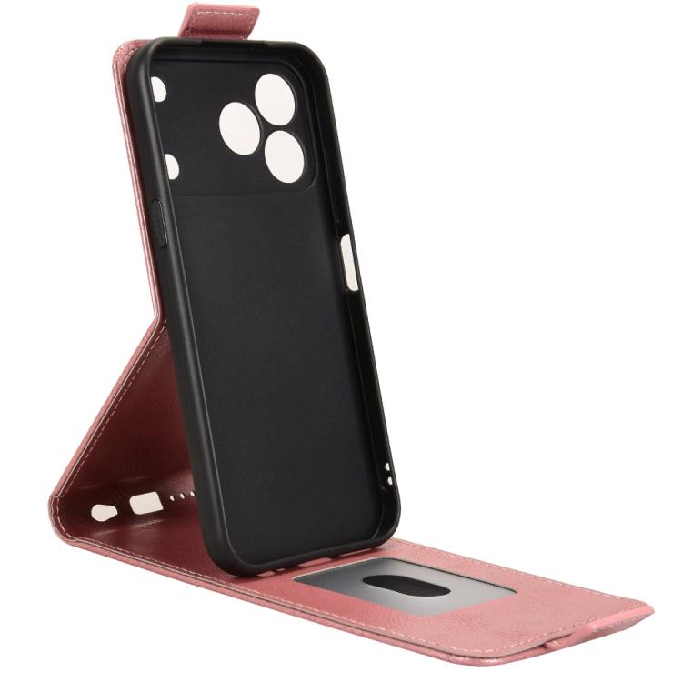 For ZTE nubia V80 Design Magnetic Vertical Flip Leather Phone Case with Buckle