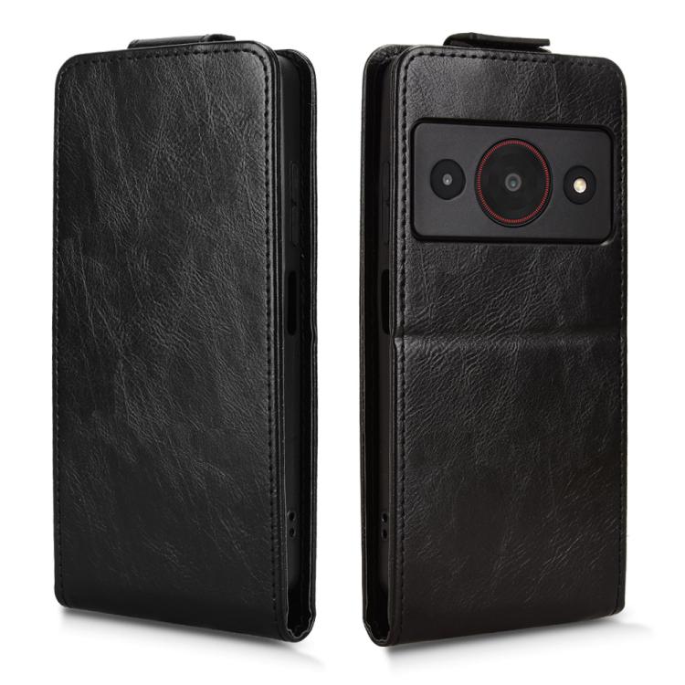 For ZTE A75 Pro / Telstra T-Elite 5G Magnetic Vertical Flip Leather Phone Case with Buckle