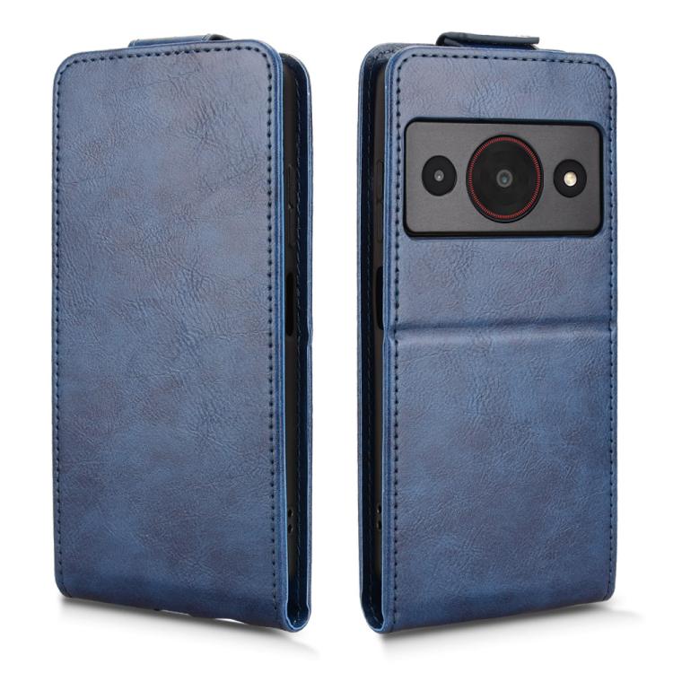 For ZTE A75 Pro / Telstra T-Elite 5G Magnetic Vertical Flip Leather Phone Case with Buckle