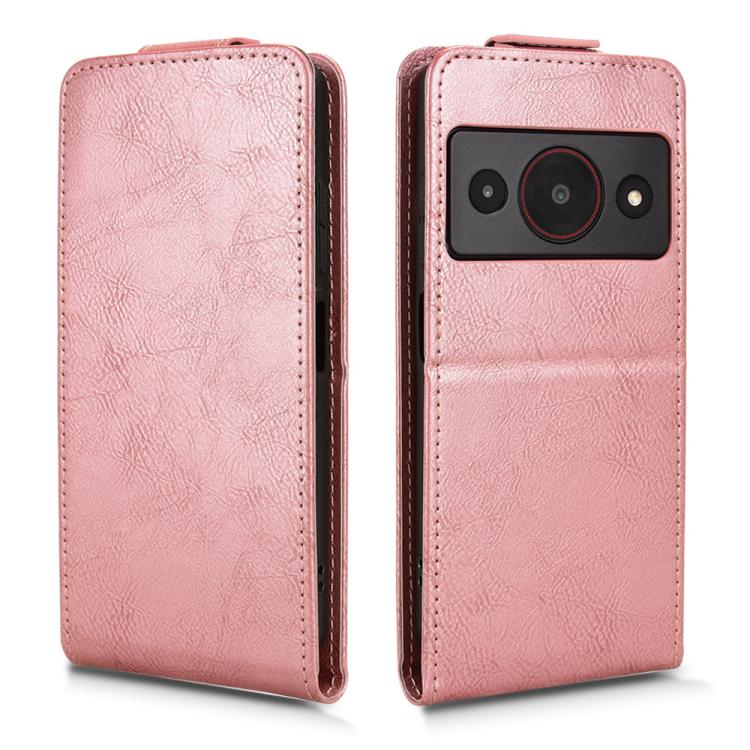 For ZTE A75 Pro / Telstra T-Elite 5G Magnetic Vertical Flip Leather Phone Case with Buckle