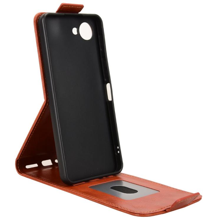 For ZTE nubia S2e / S2R / S2 Lite Magnetic Vertical Flip Leather Phone Case with Buckle