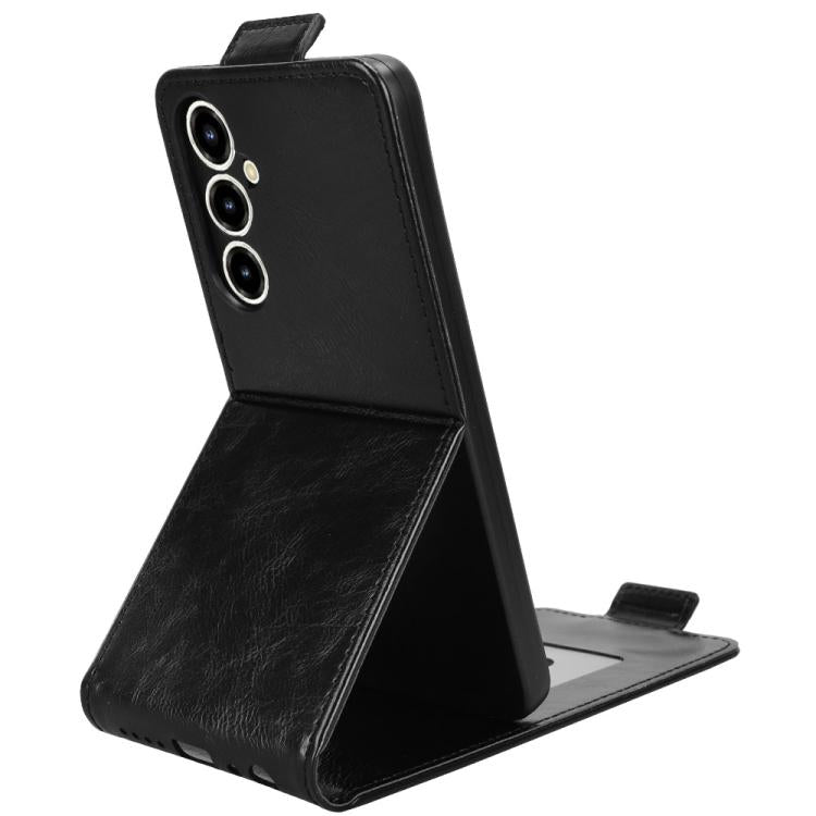 For ZTE Nubia V80 Max Magnetic Vertical Flip Leather Phone Case with Buckle