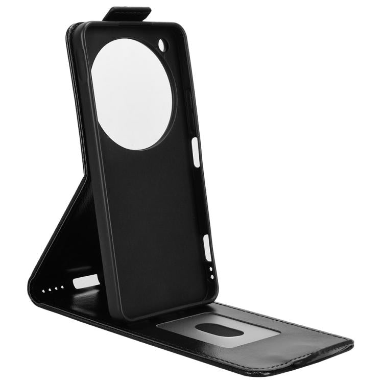 For ZTE nubia Focus 2 Ultra 5G Magnetic Vertical Flip Leather Phone Case with Buckle