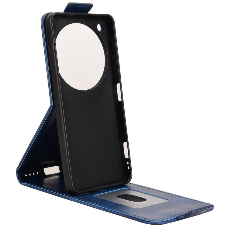 For ZTE nubia Focus 2 Ultra 5G Magnetic Vertical Flip Leather Phone Case with Buckle