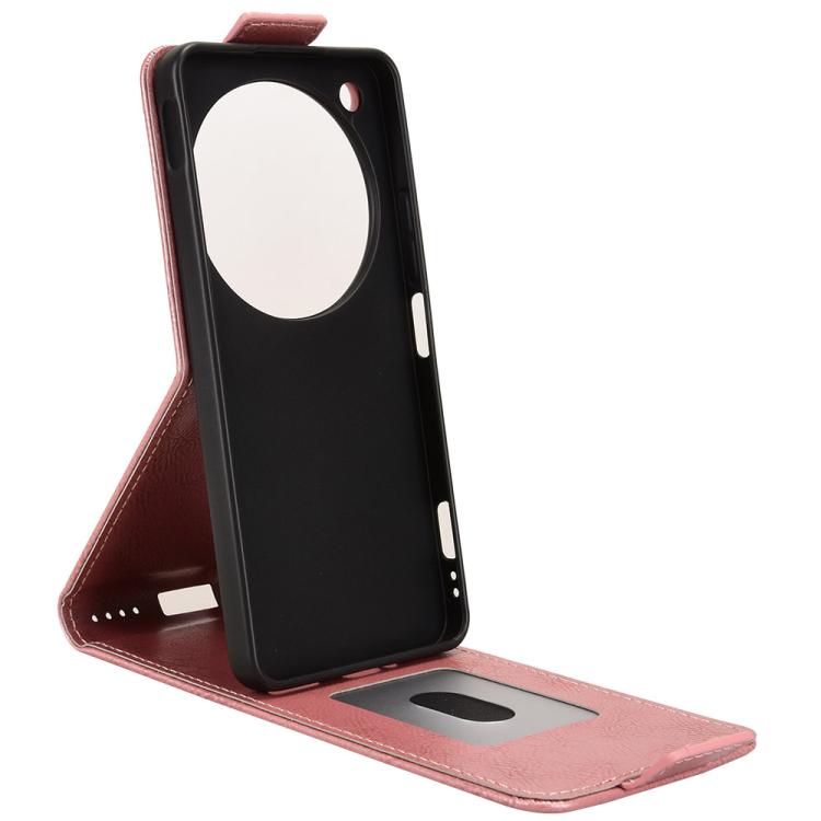 For ZTE nubia Focus 2 Ultra 5G Magnetic Vertical Flip Leather Phone Case with Buckle