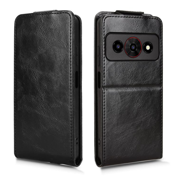 For ZTE Optus X Value 5G Magnetic Vertical Flip Leather Phone Case with Buckle