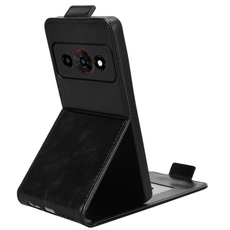 For ZTE Optus X Value 5G Magnetic Vertical Flip Leather Phone Case with Buckle