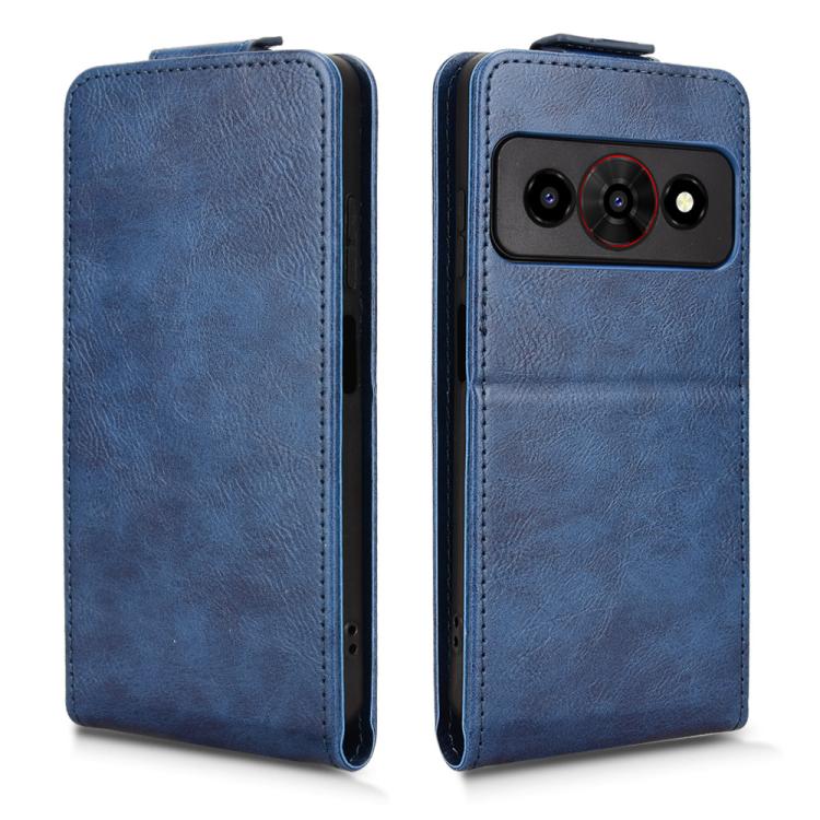 For ZTE Optus X Value 5G Magnetic Vertical Flip Leather Phone Case with Buckle