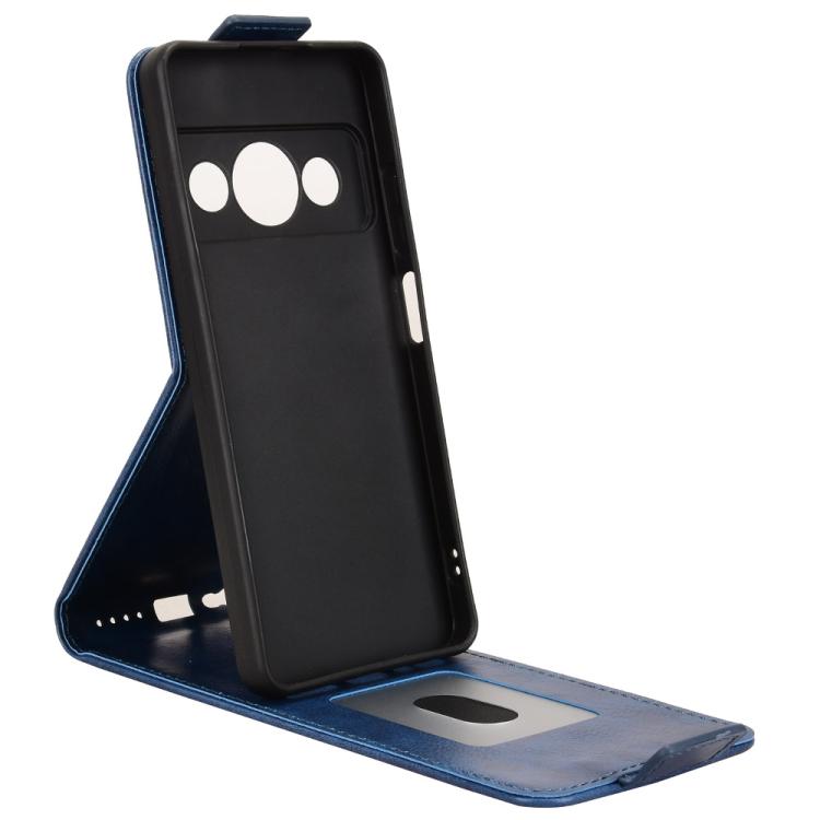 For ZTE Optus X Value 5G Magnetic Vertical Flip Leather Phone Case with Buckle