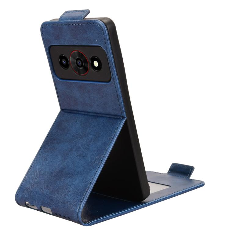 For ZTE Optus X Value 5G Magnetic Vertical Flip Leather Phone Case with Buckle