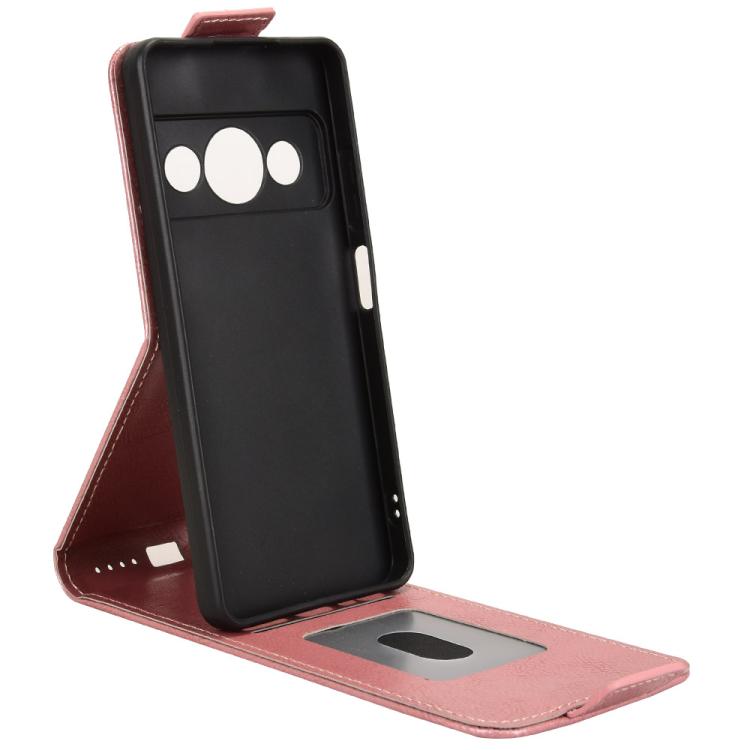 For ZTE Optus X Value 5G Magnetic Vertical Flip Leather Phone Case with Buckle