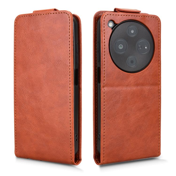 For ZTE Optus X Pro 2 5G Magnetic Vertical Flip Leather Phone Case with Buckle