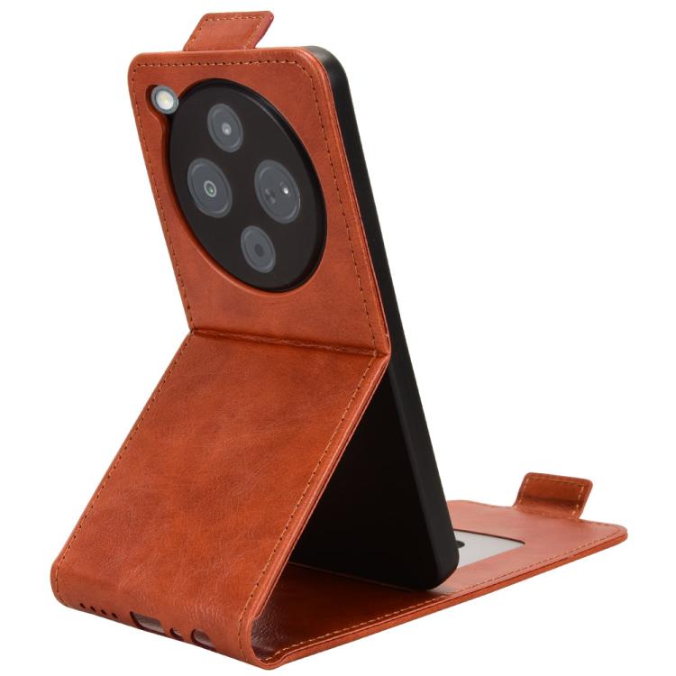 For ZTE Optus X Pro 2 5G Magnetic Vertical Flip Leather Phone Case with Buckle