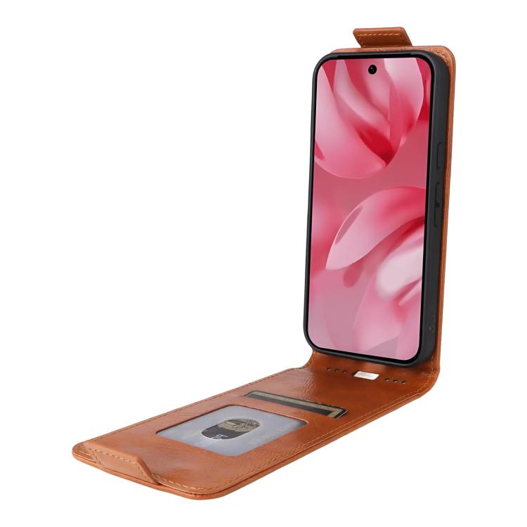 For Google Pixel 10 5G / 10 Pro 5G Magnetic Vertical Flip Leather Phone Case with Buckle