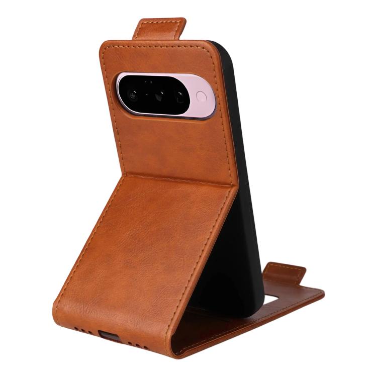 For Google Pixel 10 5G / 10 Pro 5G Magnetic Vertical Flip Leather Phone Case with Buckle