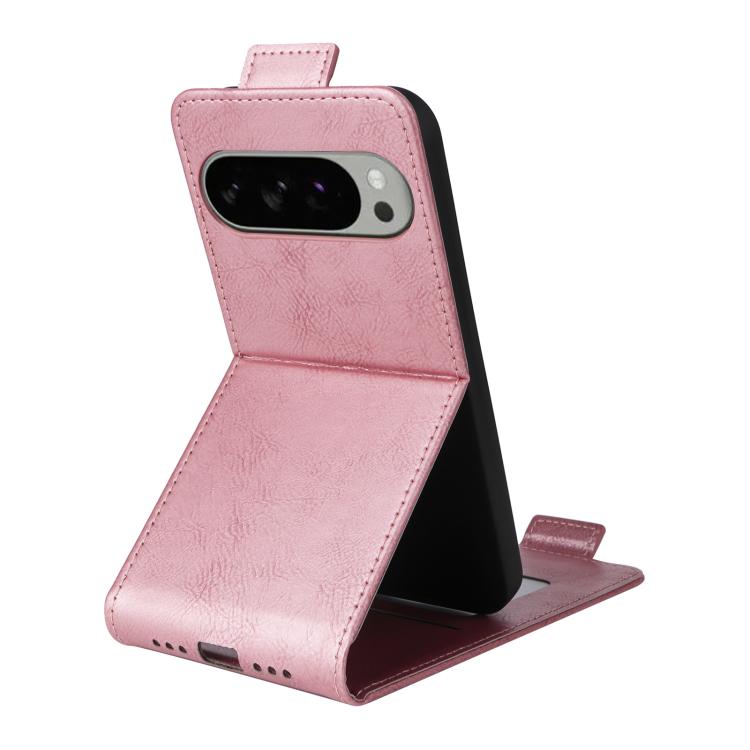 For Google Pixel 10 Pro XL 5G Magnetic Vertical Flip Leather Phone Case with Buckle