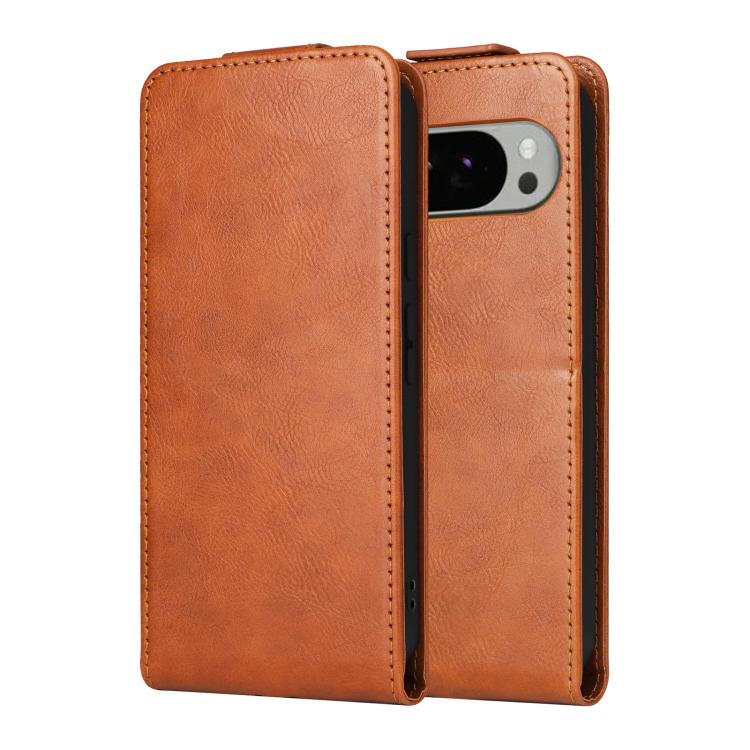 For Google Pixel 10 Pro XL 5G Magnetic Vertical Flip Leather Phone Case with Buckle