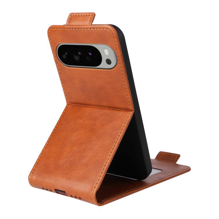 For Google Pixel 10 Pro XL 5G Magnetic Vertical Flip Leather Phone Case with Buckle