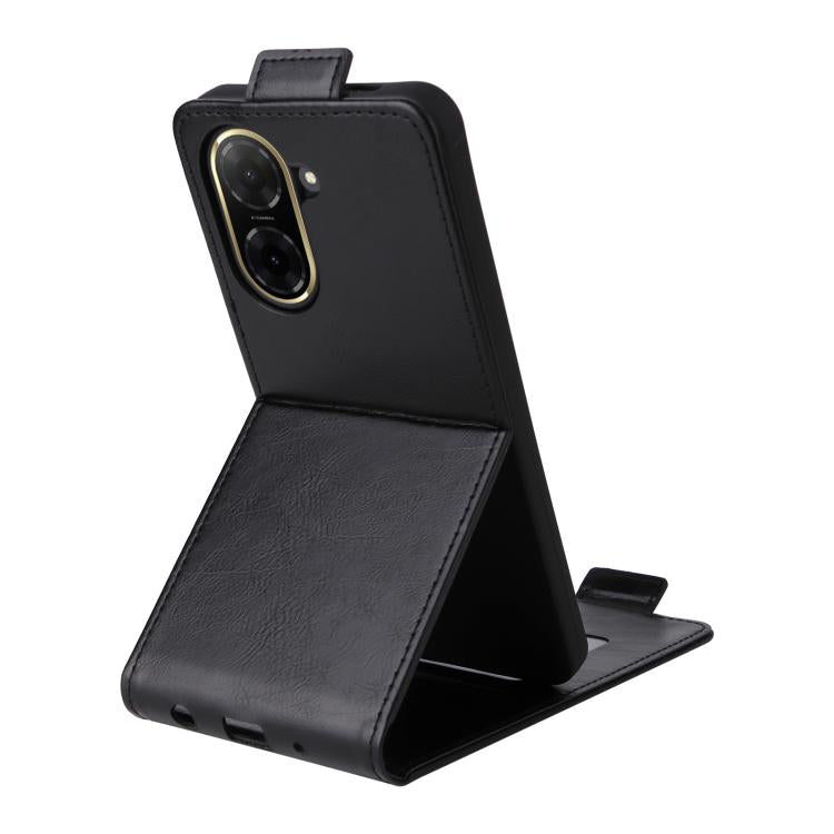 For Redmi A5 4G 173.3mm Magnetic Vertical Flip Leather Phone Case with Buckle