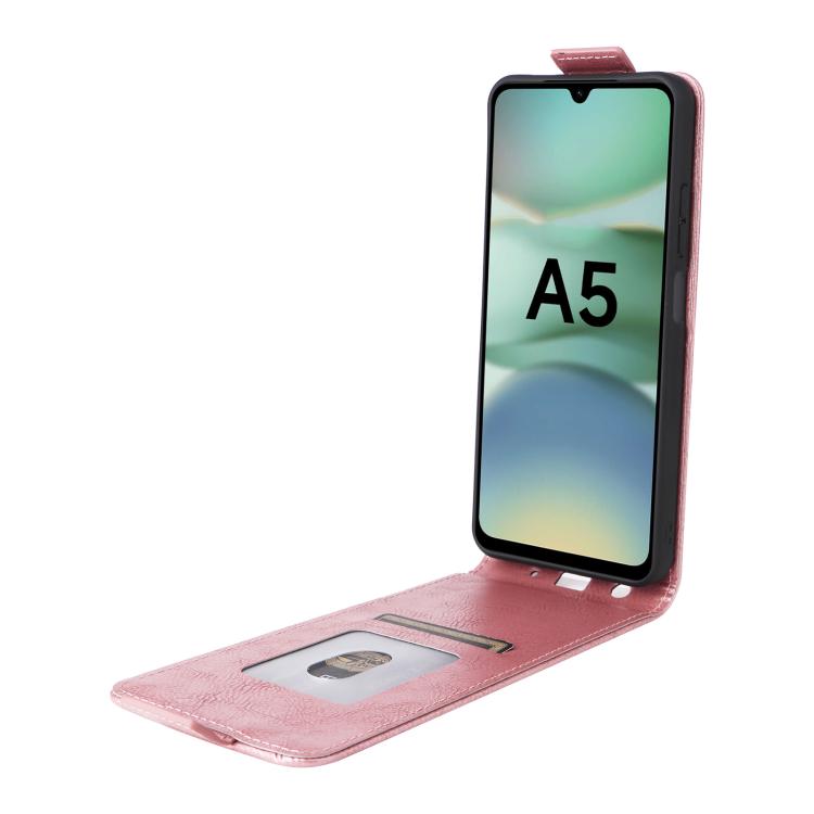 For Redmi A5 4G 173.3mm Magnetic Vertical Flip Leather Phone Case with Buckle