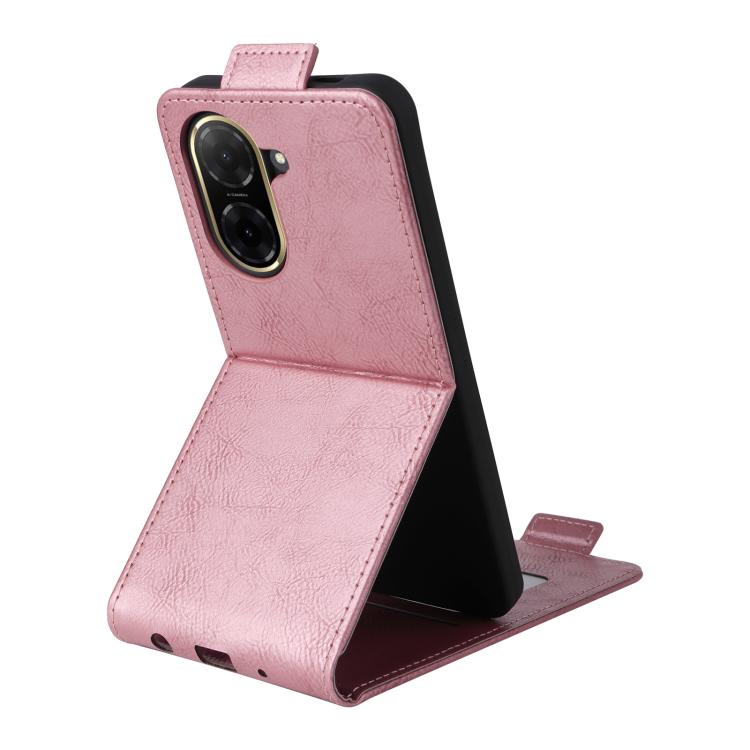 For Redmi A5 4G 173.3mm Magnetic Vertical Flip Leather Phone Case with Buckle