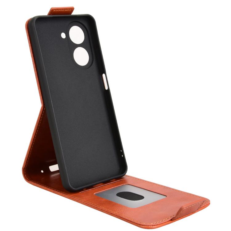 For Xiaomi Poco C71 / Redmi A5 4G 171.7mm Magnetic Vertical Flip Leather Phone Case with Buckle