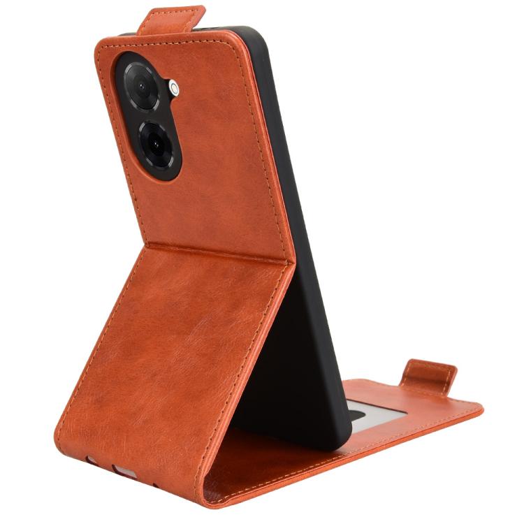 For Xiaomi Poco C71 / Redmi A5 4G 171.7mm Magnetic Vertical Flip Leather Phone Case with Buckle